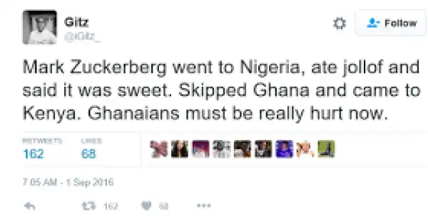 Ghanaians react to Kenyans making fun of them due to Mark Zuckerberg